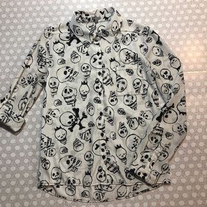 Skull blouse